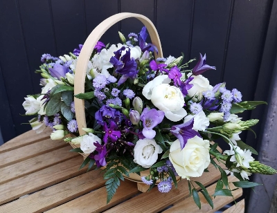 Luxury trug arrangement