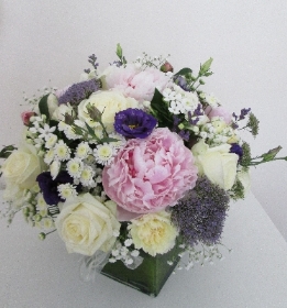 Baby girl cube vase