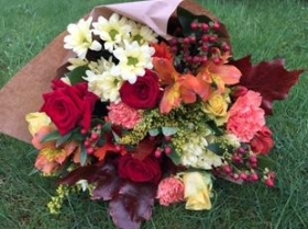Autumn gift wrap