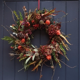 Autumn door wreath