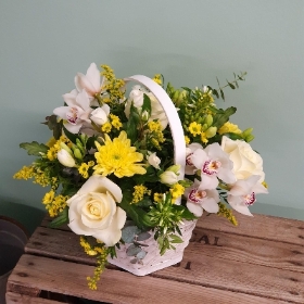 Long lasting lellow basket