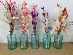 Dried flower bottles