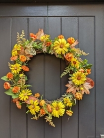 SILK autumn wreath