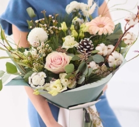 Sweet Winter hand tied bouquet